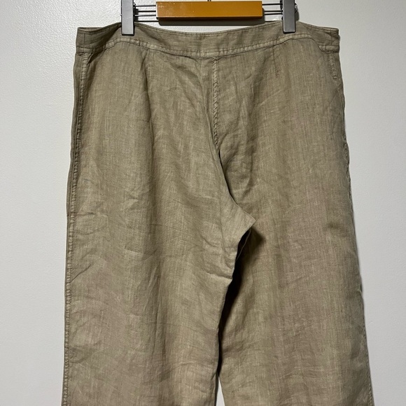 Tommy Bahama Leigh Fit Linen Pants Beige Women’s Size 12 – Relaxed Resort Style - Picture 6 of 10